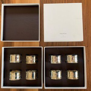 Vera Wang Grosgrain Napkin Rings set of 8